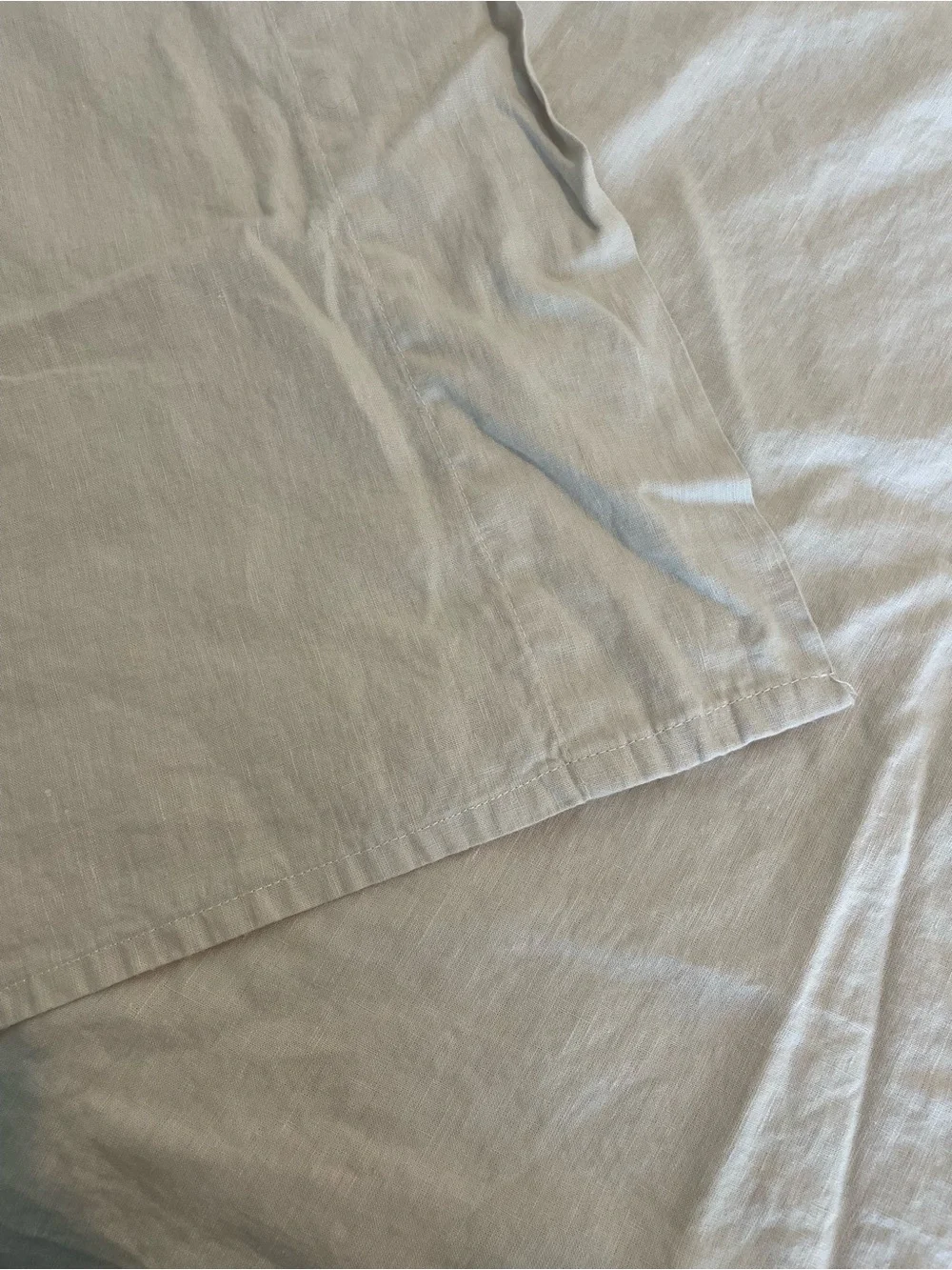 Quince European 100% Linen Sheet Set in Sand King Size